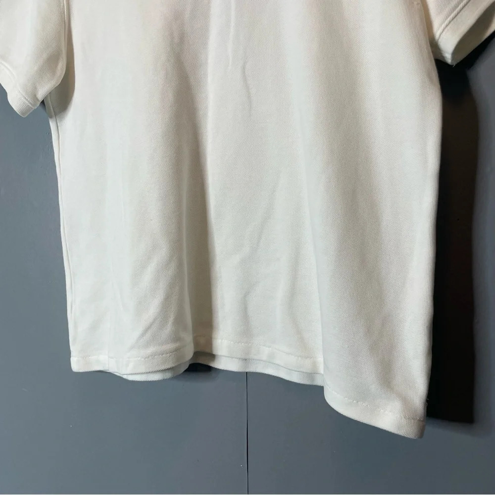 LL Bean Polo White 100 Year Edition With Boot logo embroidered women’s size xs - Picture 10 of 10